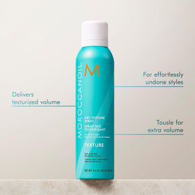 Détails de la bouteille Spray Texturisant Sec Moroccanoil