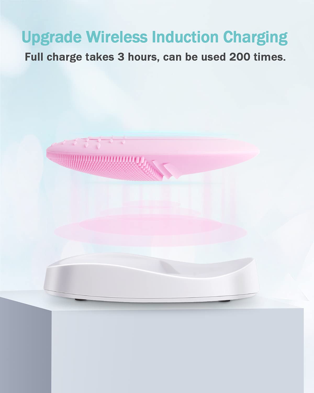 Détails de la brosse EZBASICS avec texture en silicone