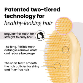 Détails de la brosse TANGLE TEEZER avec dents flexibles