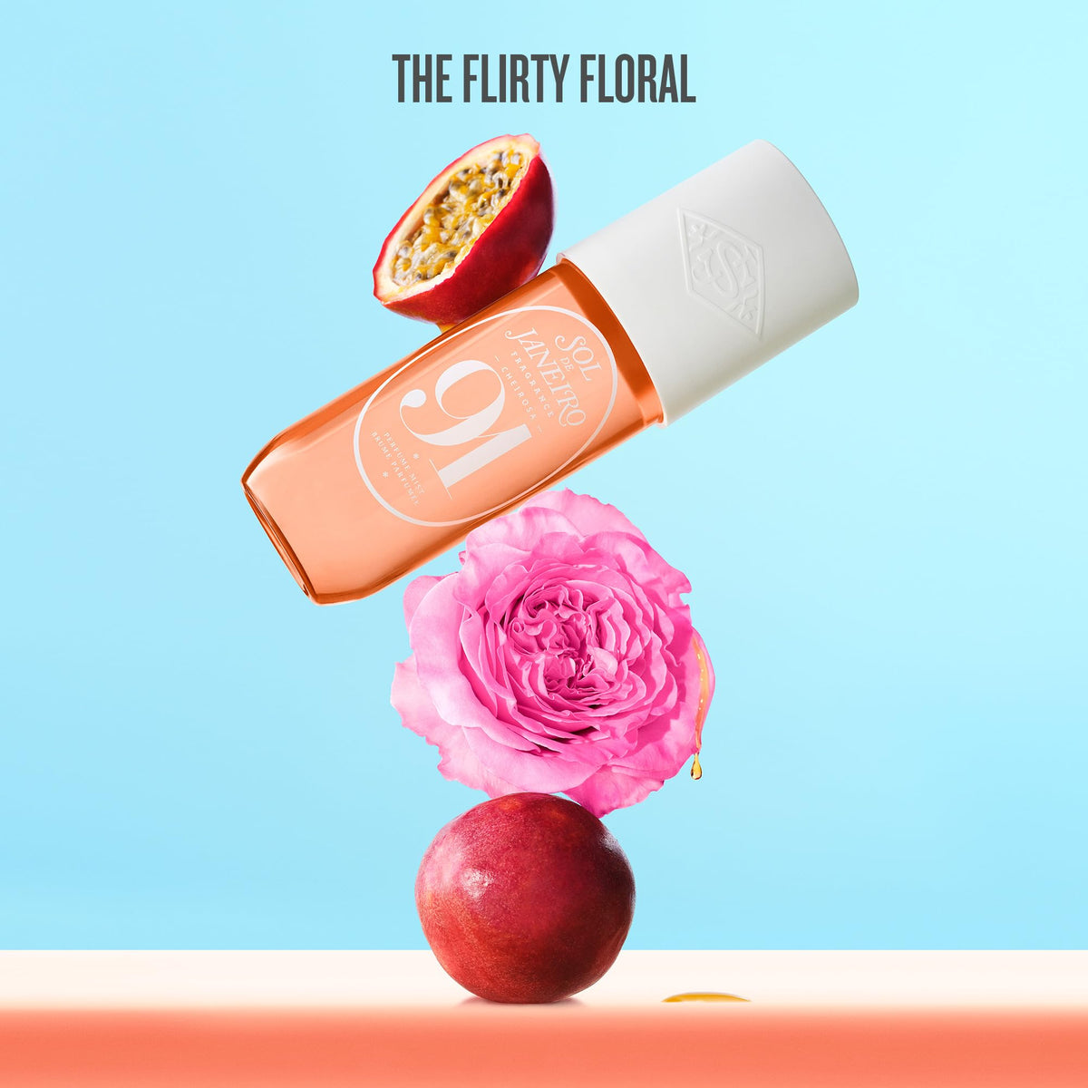 Détails de la brume parfumée Cheirosa 91 Sol de Janeiro