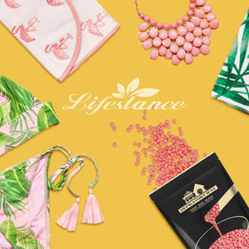 Détails de la cire dure Lifestance avec perles roses