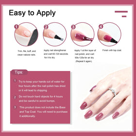 Détails de la couleur rose foncé du vernis à ongles OpenLive