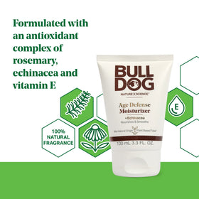 Détails de la crème hydratante Anti-Âge Edgewell avec ingrédients naturels