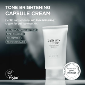 Détails de la crème SKIN1004 avec capsules MadeWhite