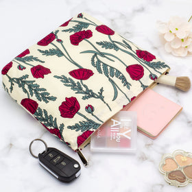 Détails de la fermeture éclair de la trousse de maquillage PAZIMIIK