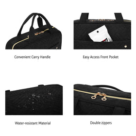 Détails de la fermeture éclair de la trousse de toilette BAGSMART