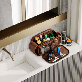 Détails de la fermeture éclair de la trousse de toilette Elviros