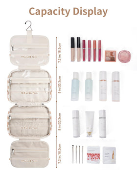 Détails de la fermeture éclair de la trousse de toilette Narwey