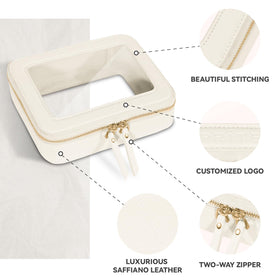 Détails de la fermeture éclair en métal de la trousse Prite