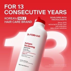 Détails de la formule à base de biotine et romarin du shampooing DR.FORHAIR