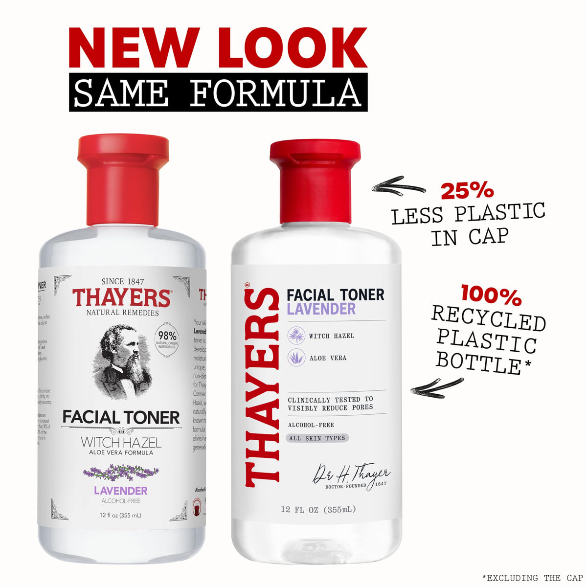 Détails de la formule à l'aloe vera du tonique THAYERS