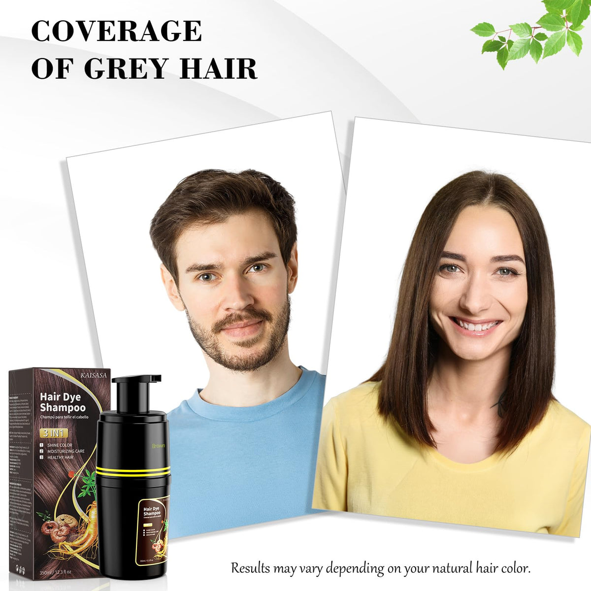 Détails de la formule du Shampooing Teinture Brun KAISASA