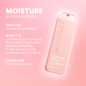 Détails de la formule hydratante de l'après-shampoing MONDAY