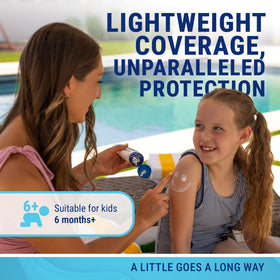 Détails de la formule légère de la lotion solaire Coral Isles