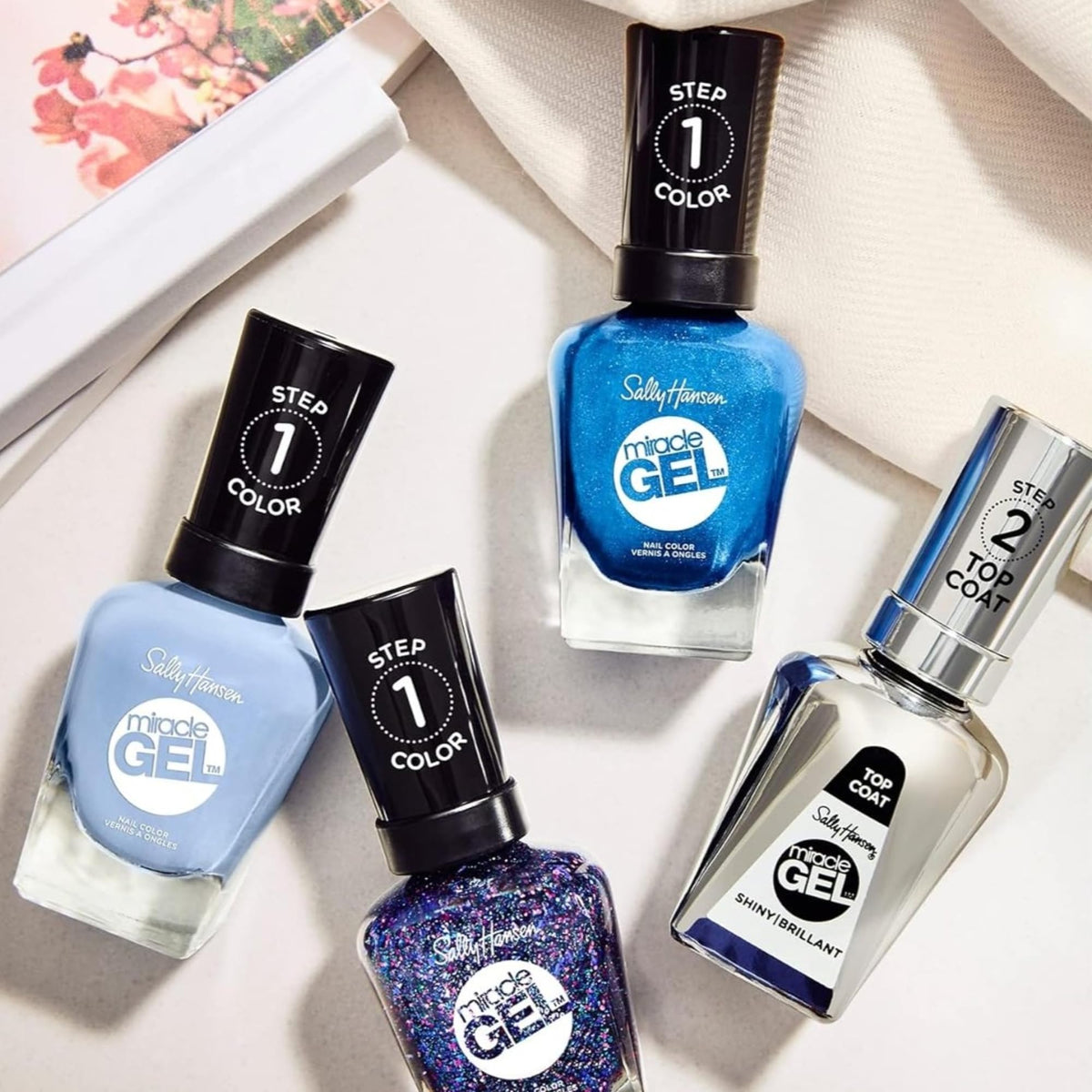 Détails de la formule résistante aux éclats du vernis Sally Hansen