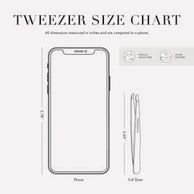 Détails de la pince à épiler Slant de Tweezerman avec angle de 25°