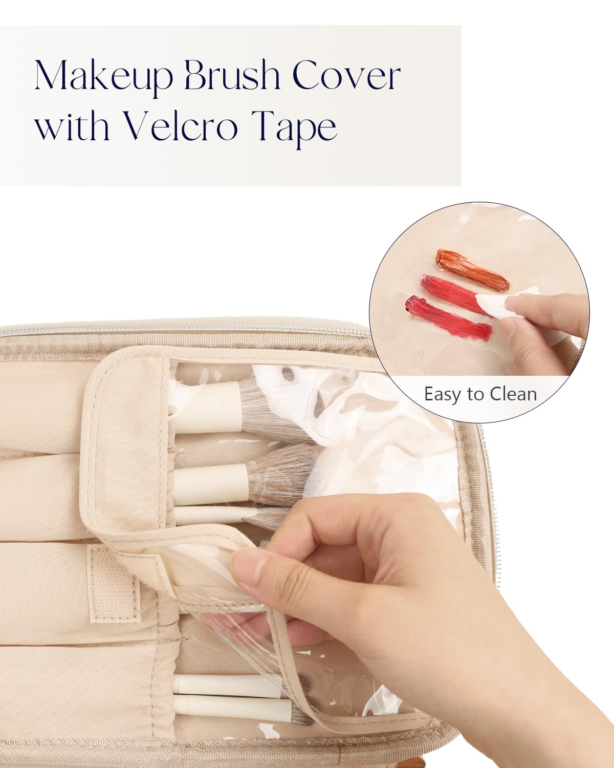 Détails de la poignée de la trousse de maquillage Prite