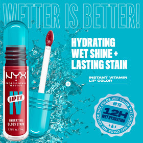 Détails de la teinte Berry Thirsty du Lip IV de NYX