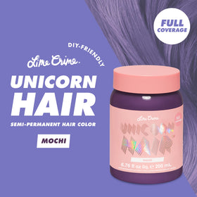 Détails de la teinture capillaire Mochi de Lime Crime, texture crémeuse