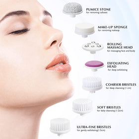 Détails de la tête en silicone de la brosse COSLUS