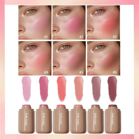 Détails de la texture crémeuse du blush SHEEYOON