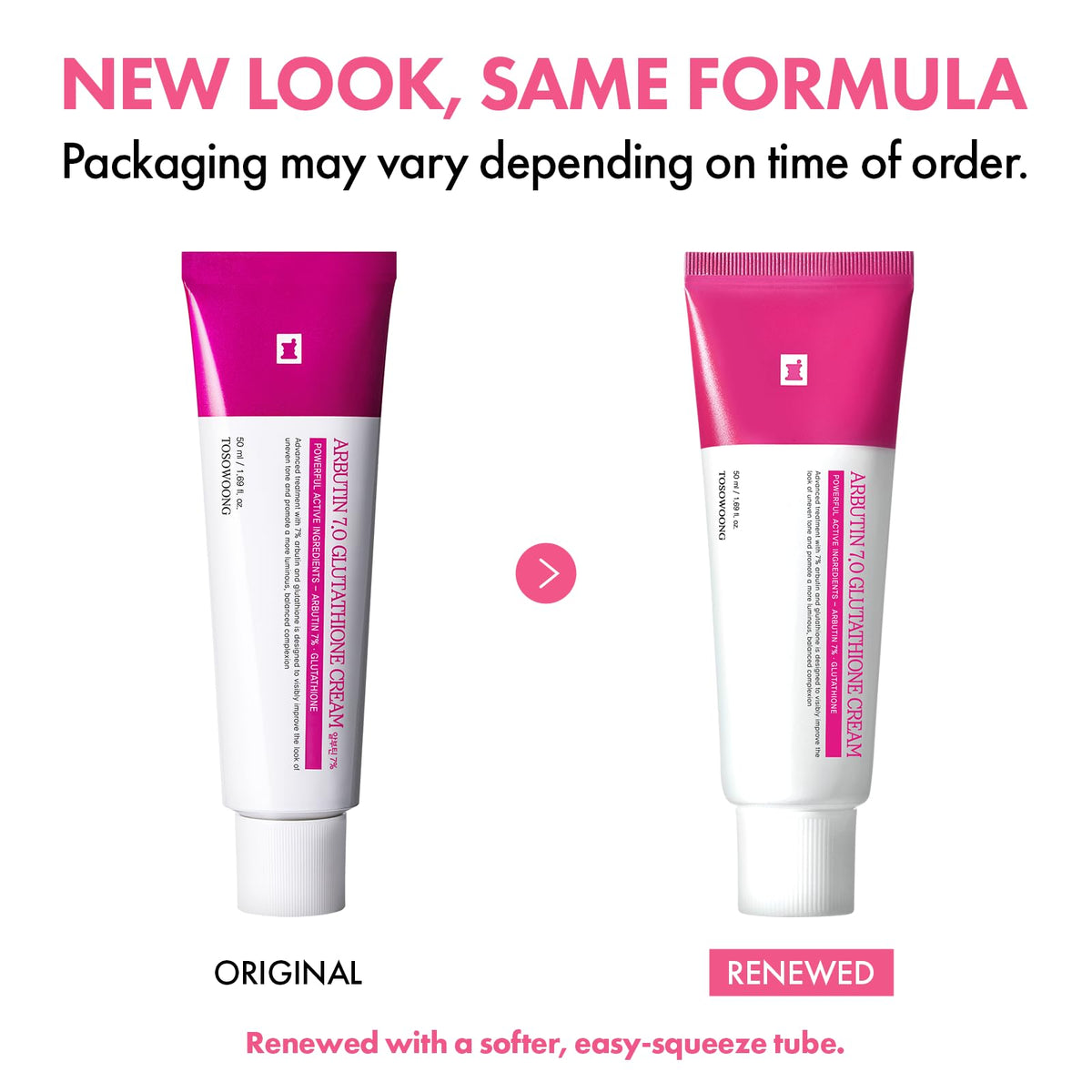 Détails de la texture de la crème TOSOWOONG sur la peau
