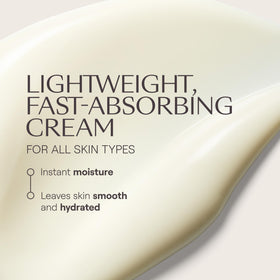 Détails de la texture de la crème Weleda Crème Hydratante Light