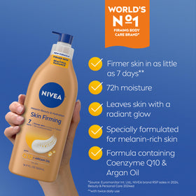 Détails de la texture de la Lotion Corps NIVEA