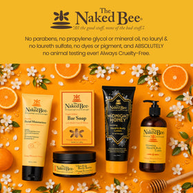 Détails de la texture de la lotion hydratante The Naked Bee