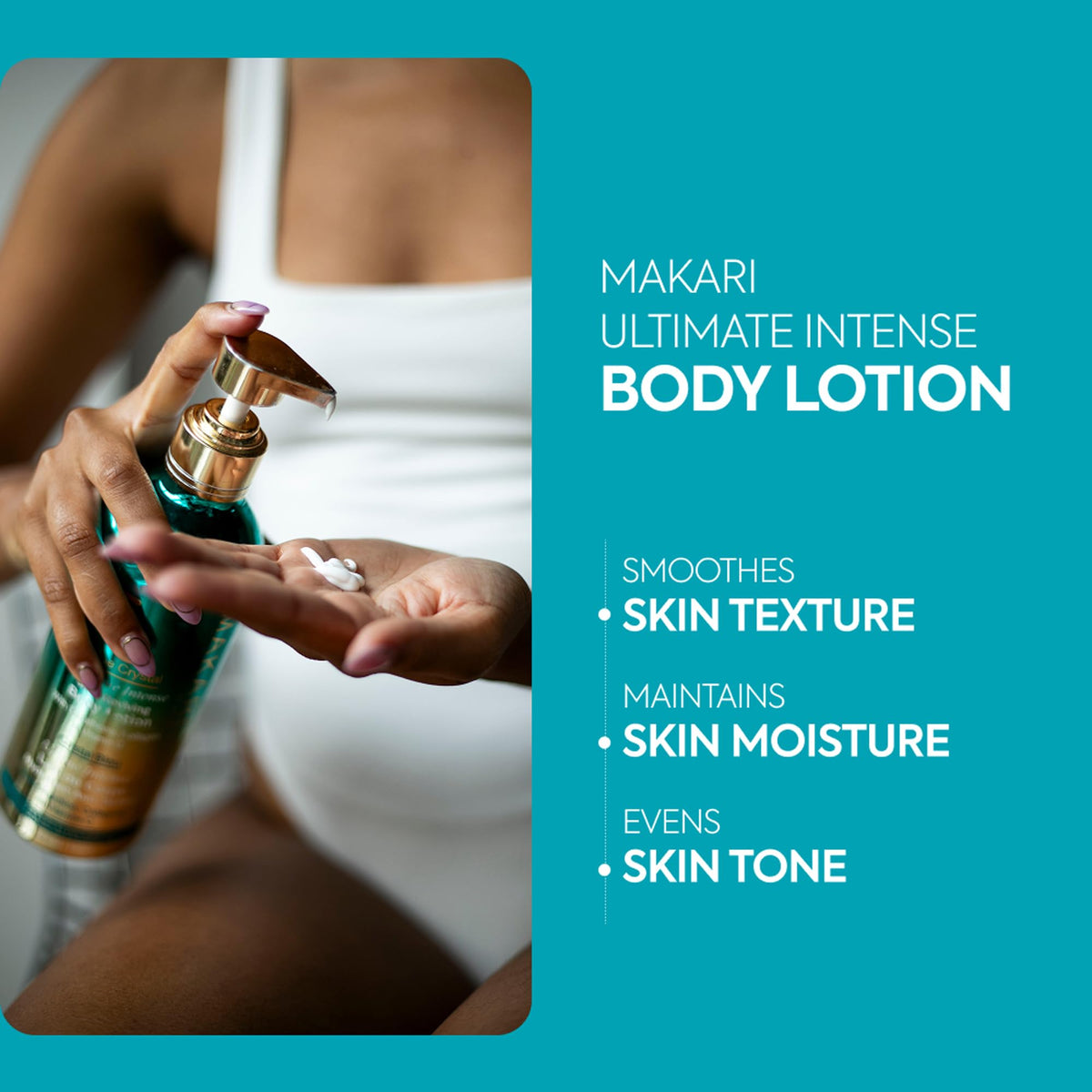 Détails de la texture de la lotion MAKARI Ultimate Intense Blue Crystal