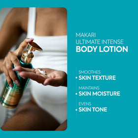 Détails de la texture de la lotion MAKARI Ultimate Intense Blue Crystal