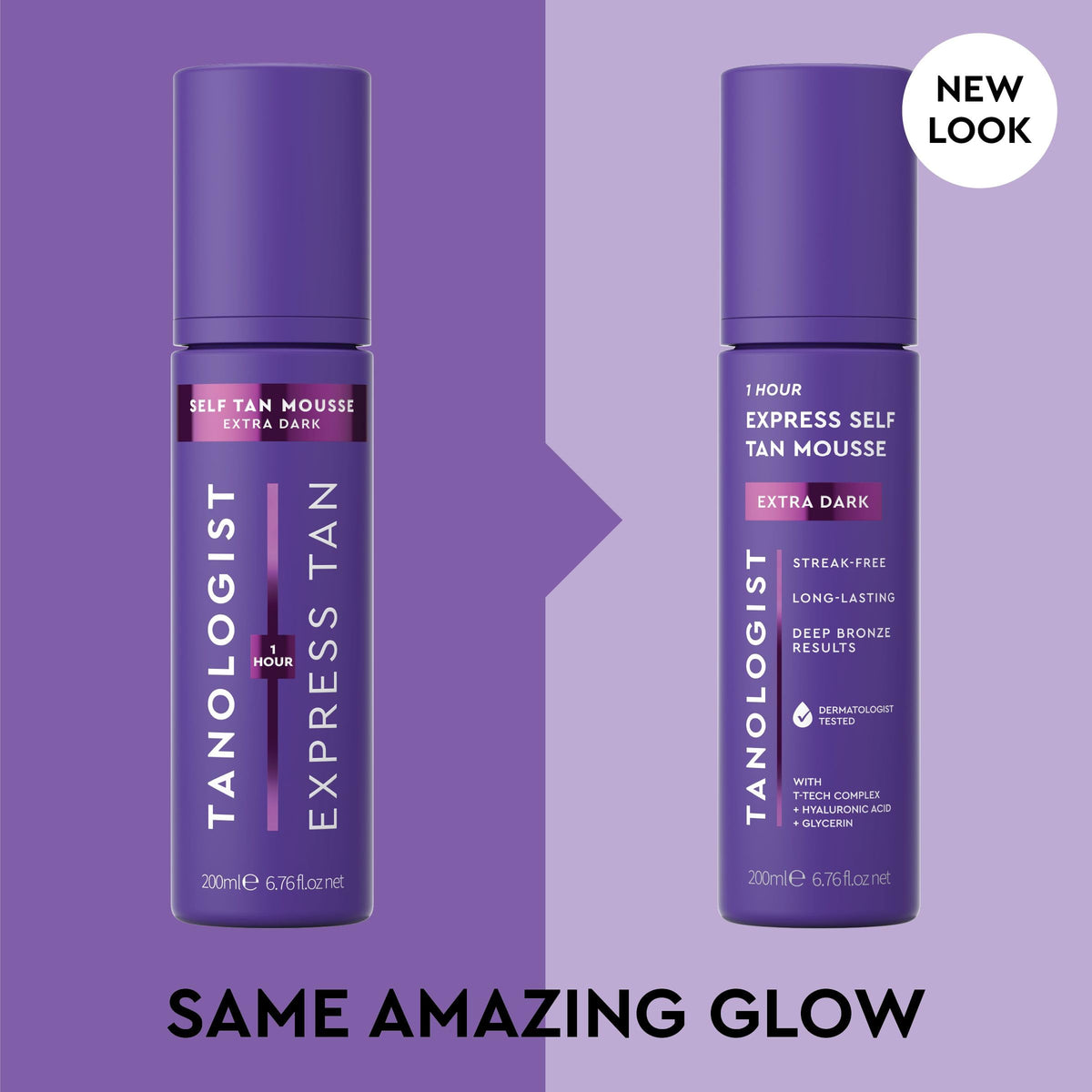 Détails de la texture de la mousse autobronzante Tanologist