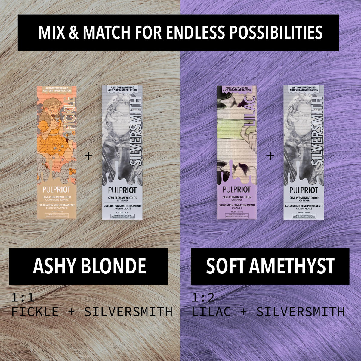 Détails de la texture de Pulp Riot Silversmith