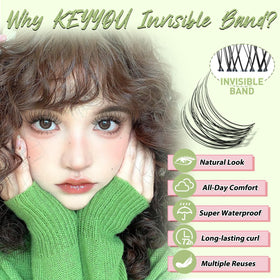 Détails de la texture des cils KEYYOU C Curl