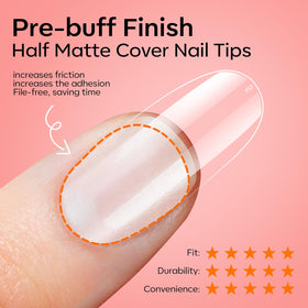 Détails de la texture des pointes d'ongles du Kit modelones