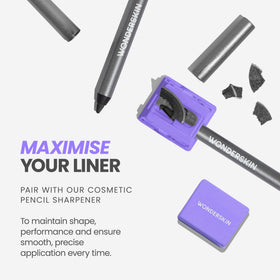 Détails de la texture du crayon eyeliner Wonderskin