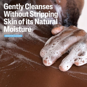 Détails de la texture du gel douche Cetaphil