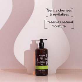 Détails de la texture du Gel Douche Tonic Apivita