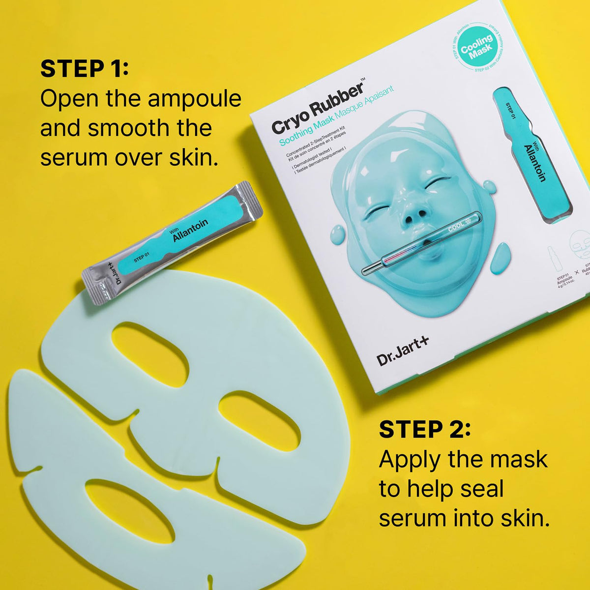 Détails de la texture du masque Cryo Rubber Dr.Jart+