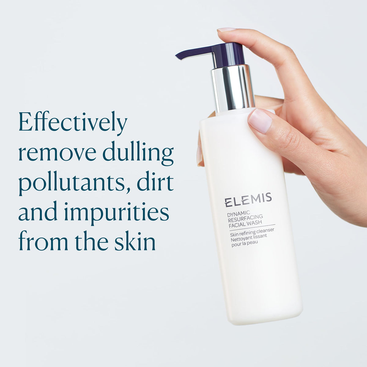 Détails de la texture du nettoyant exfoliant ELEMIS