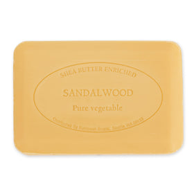 Détails de la texture du savon Pre de Provence