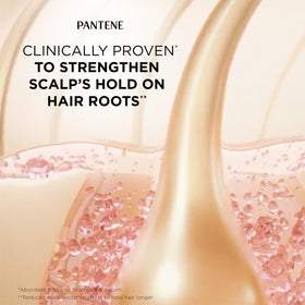 Détails de la texture du sérum Pantene Cuir Chevelu & Racines