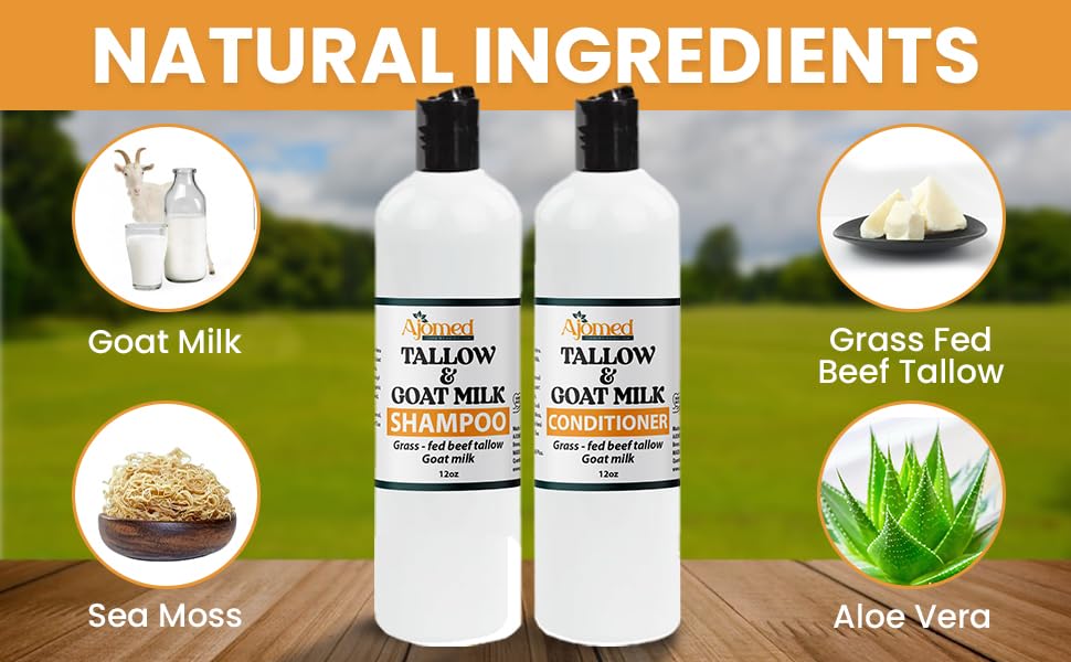 Détails de la texture du shampoing Tallow & Lait de Chèvre