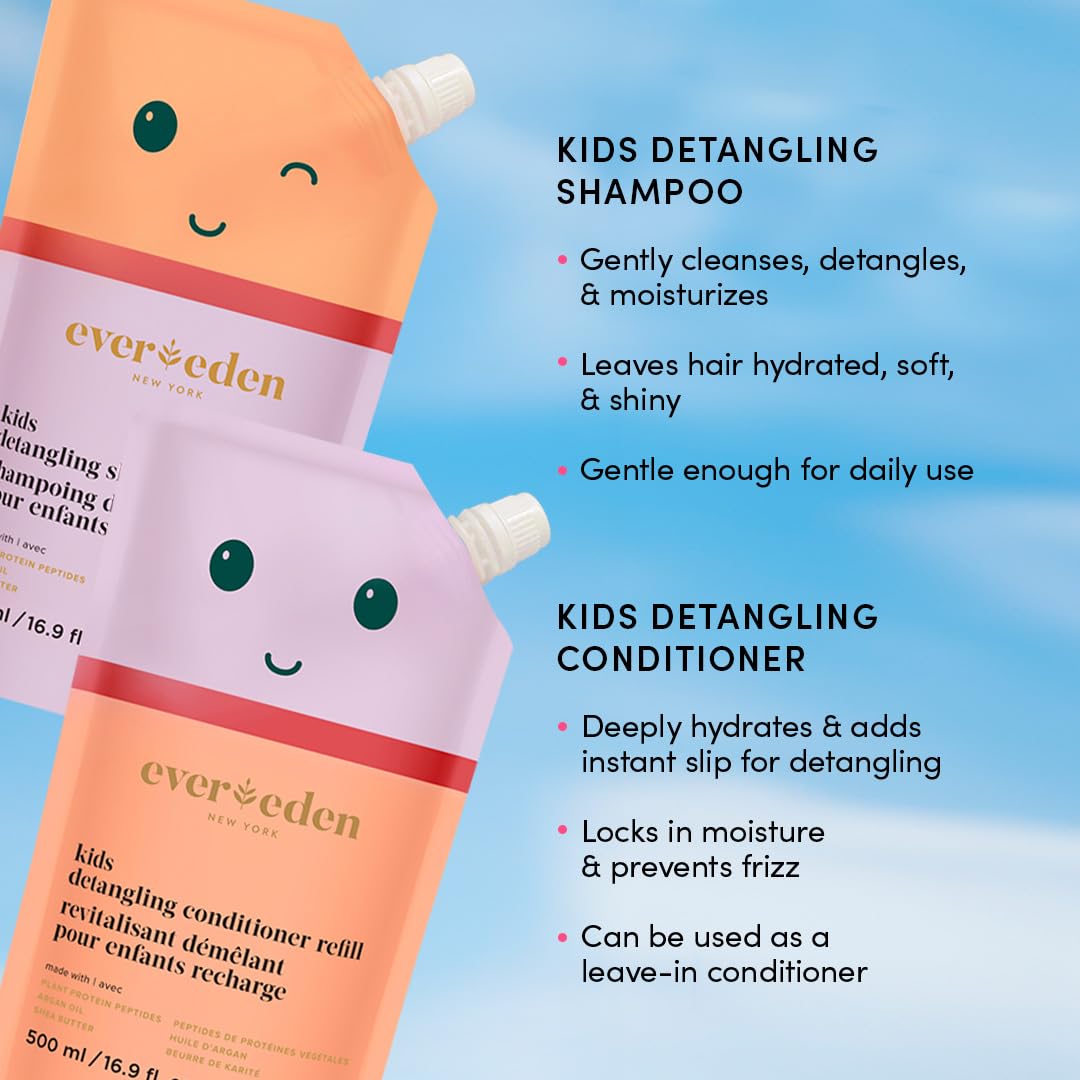 Détails de la texture du shampooing démêlant Evereden