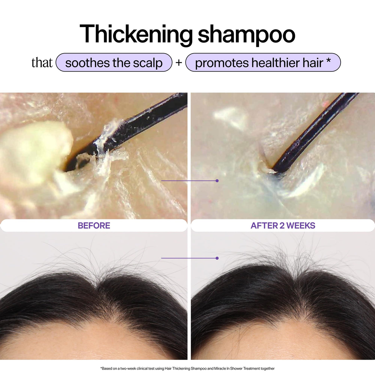 Détails de la texture du shampooing Dr. Groot
