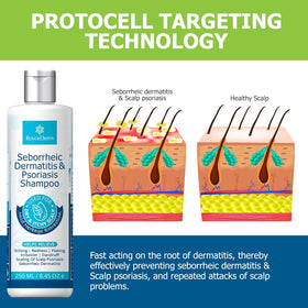 Détails de la texture du shampooing Roycederm