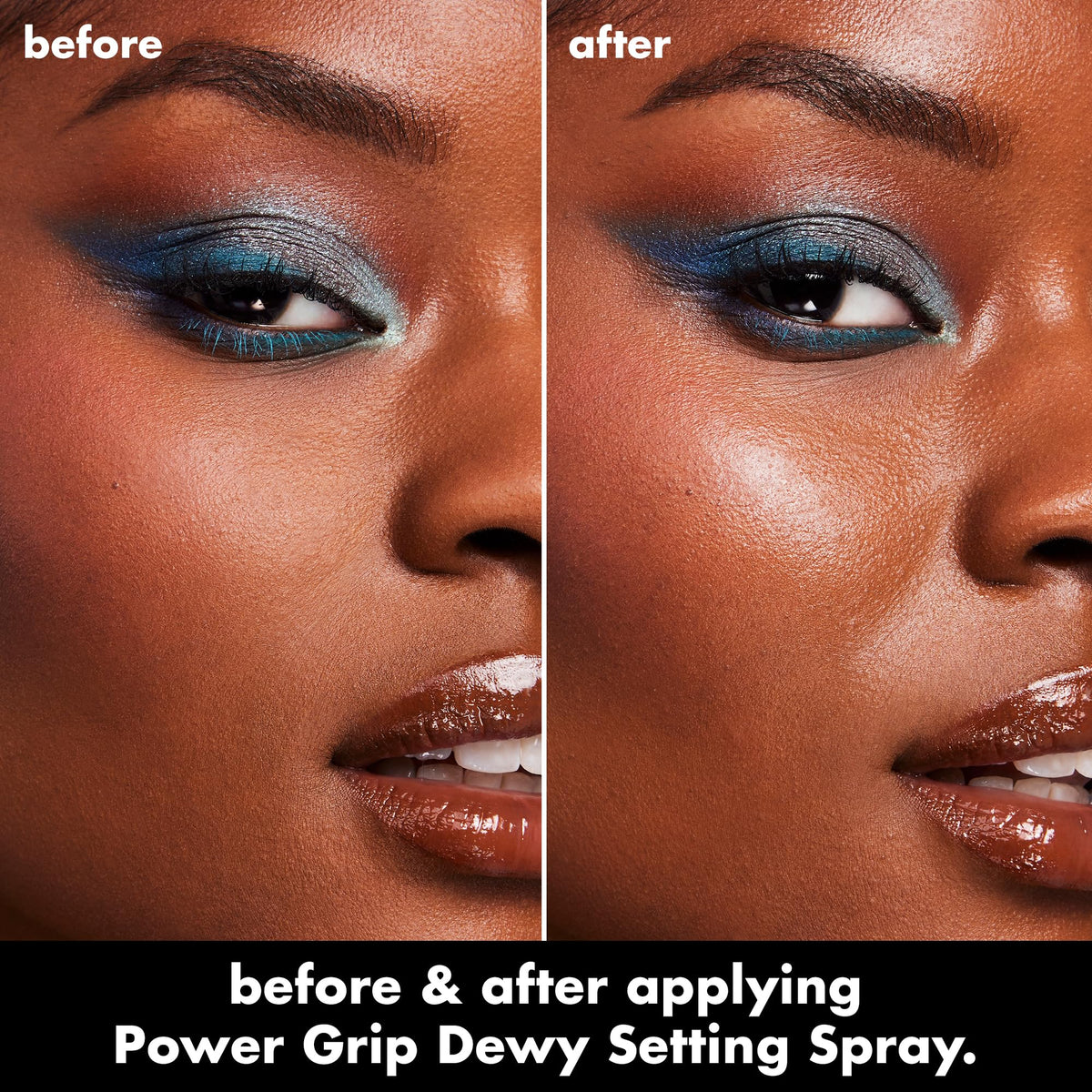 Détails de la texture du Spray Fixateur Dewy Power Grip e.l.f.