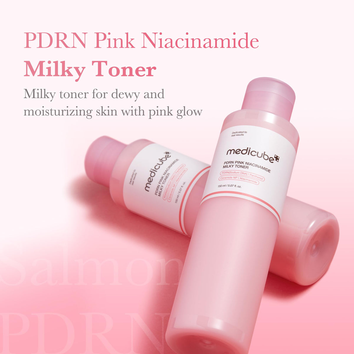 Détails de la texture milky du toner medicube
