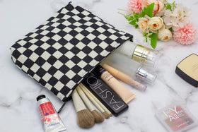 Détails de la trousse de maquillage PAZIMIIK avec fermeture éclair