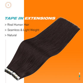 Détails des bandes adhésives des extensions Sunny Hair